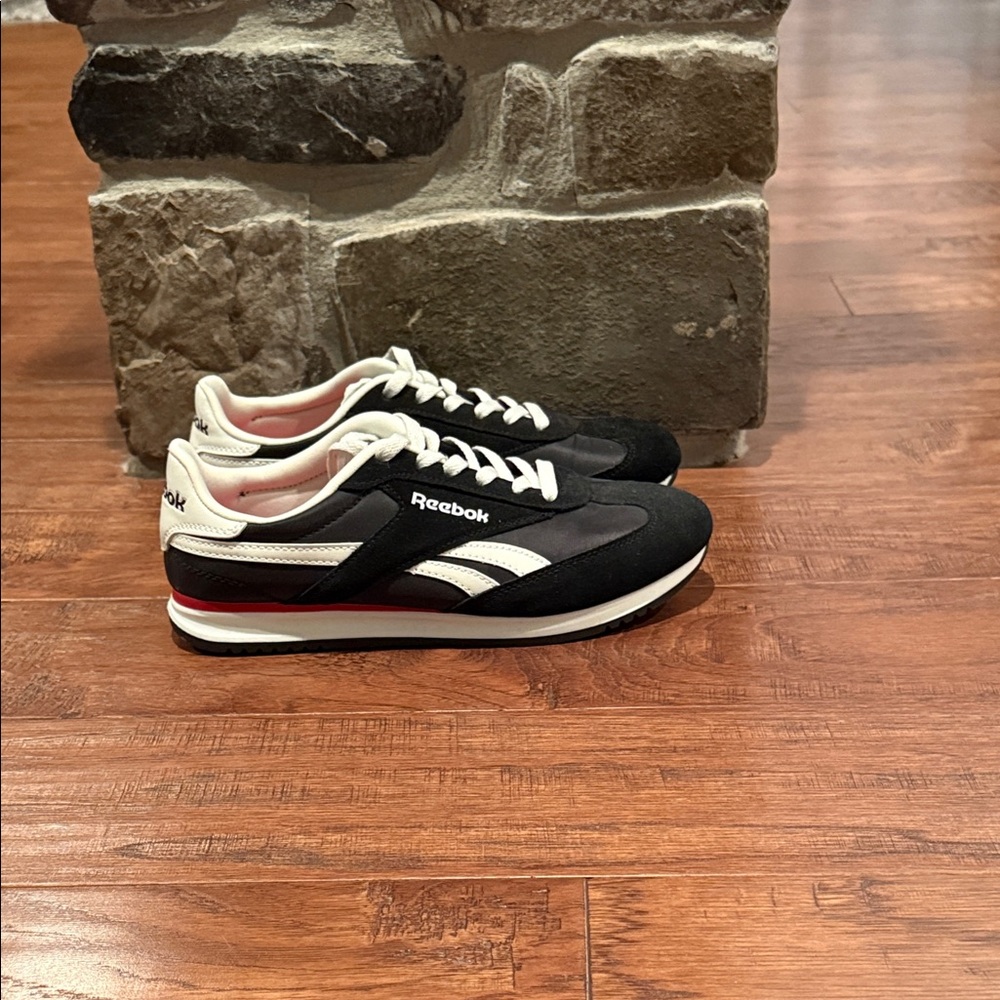 Reebok Women’s Black and White Sneakers